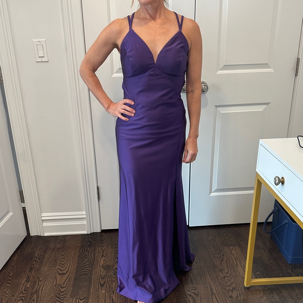 Elegant Purple Gown